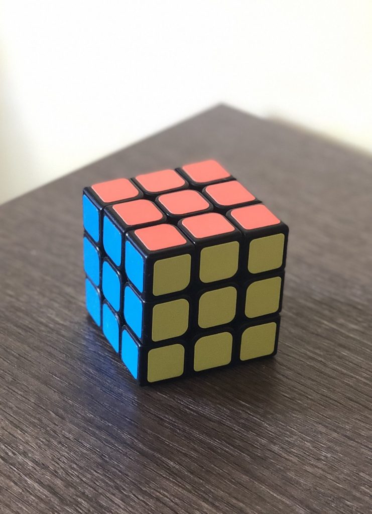 A solved Rubik's cube